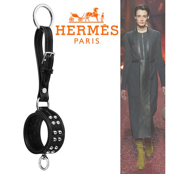 人気 HERMESスーパーコピー Collier de chien キーホルダー スモールモデル noir 9090904